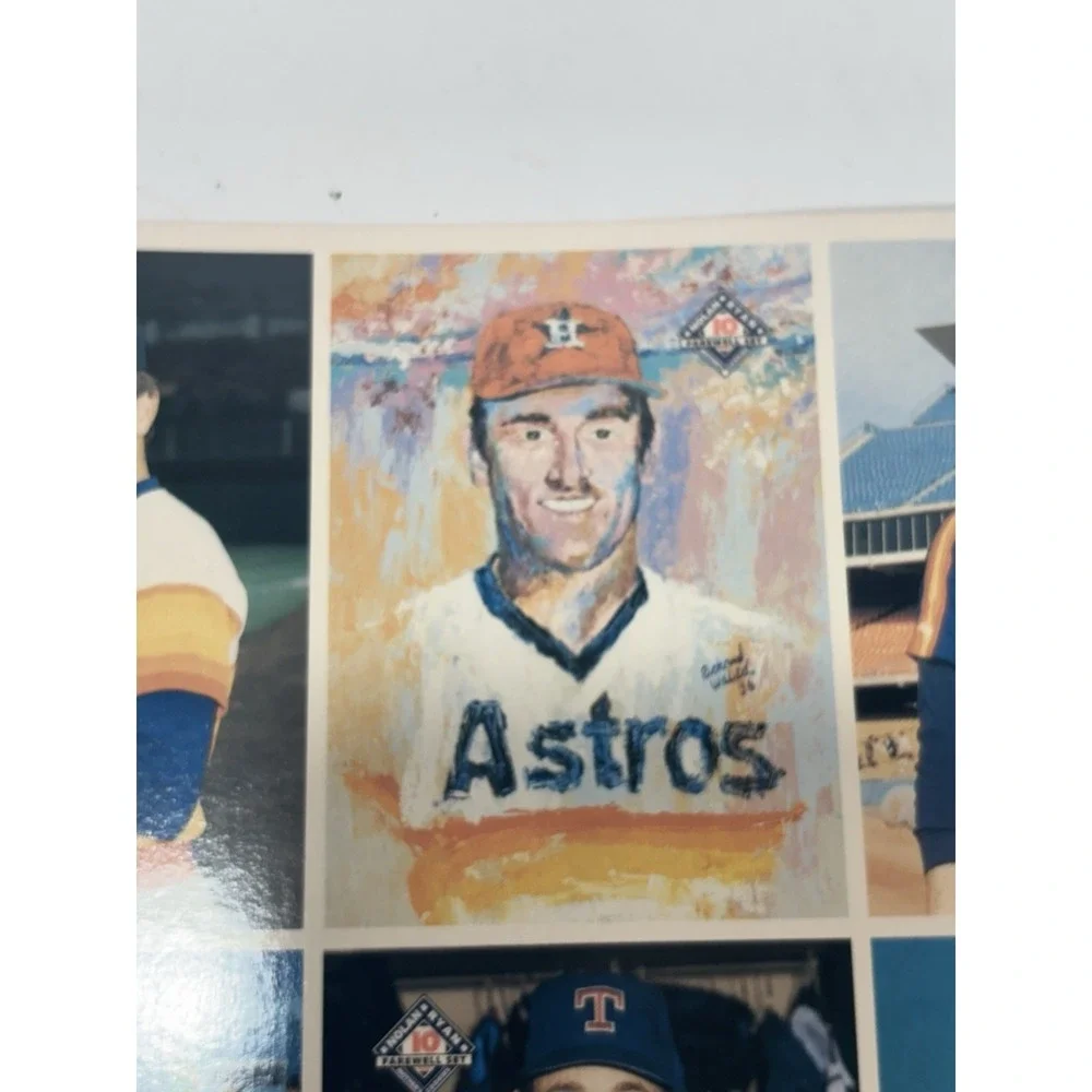 Nolan Ryan 1993 Mothers‎ Cookies Uncut Sheet Of 10 Cards